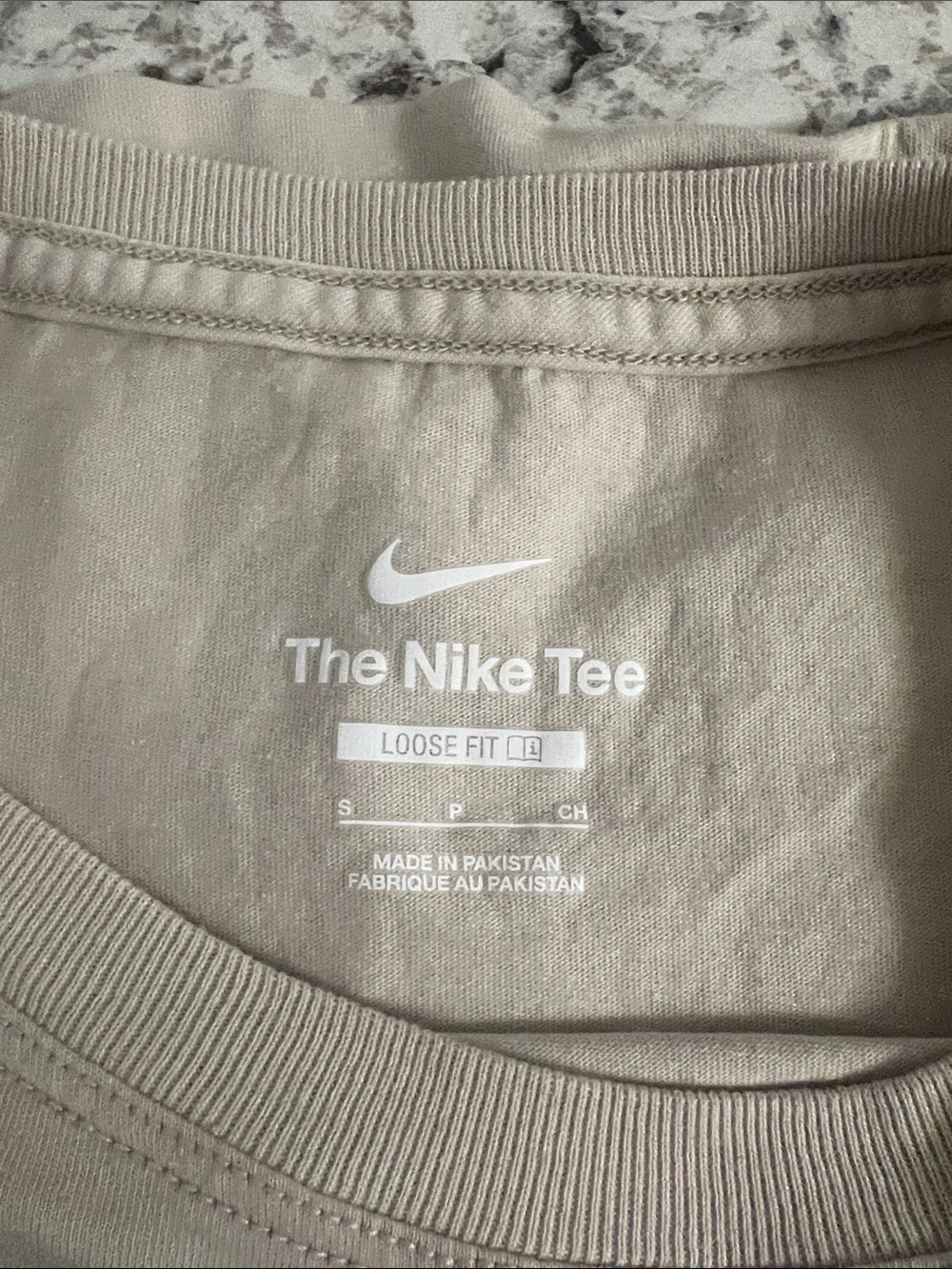 Nike Beige Cropped Long Sleeve Tee with Blue & orange Florida Gators - Picture 5 of 6